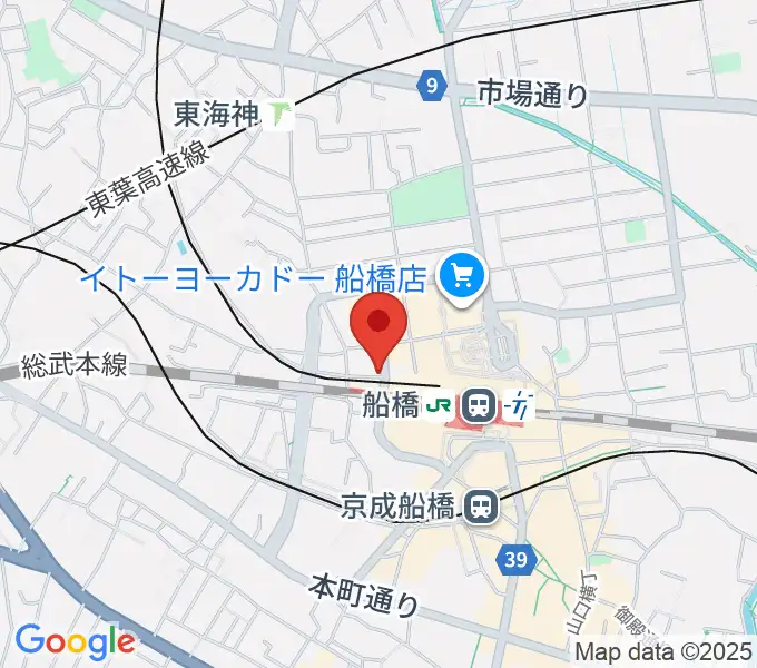 MUSIC PORTEの地図