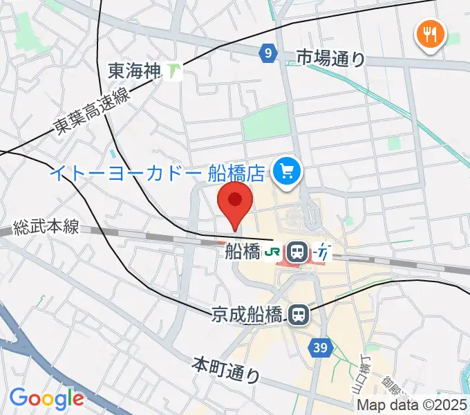 MUSIC PORTEの地図