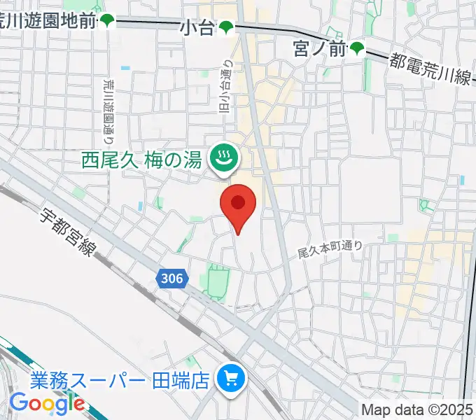 みらい音楽スタジオの地図