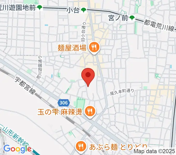 みらい音楽スタジオの地図