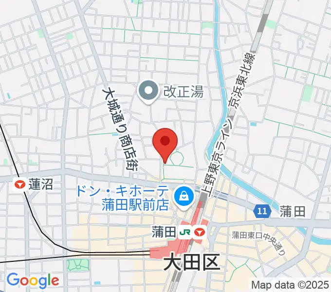 日本工学院アリーナの地図