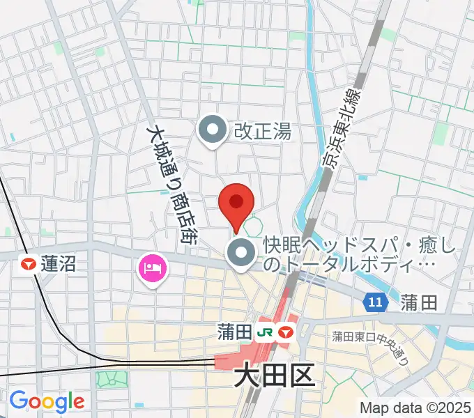 日本工学院アリーナの地図