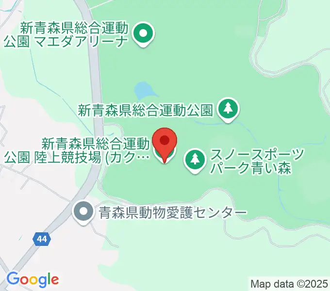 カクヒログループ アスレチックスタジアムの地図