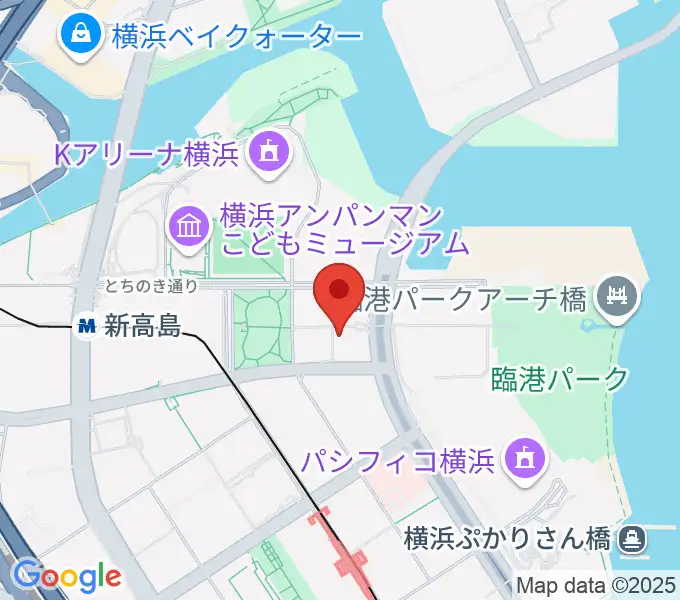 横浜みなとみらいブロンテの地図