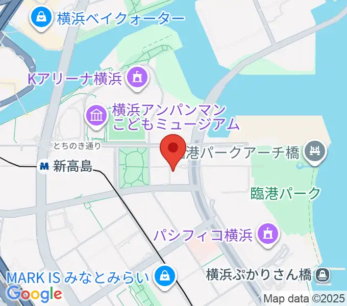 横浜みなとみらいブロンテの地図