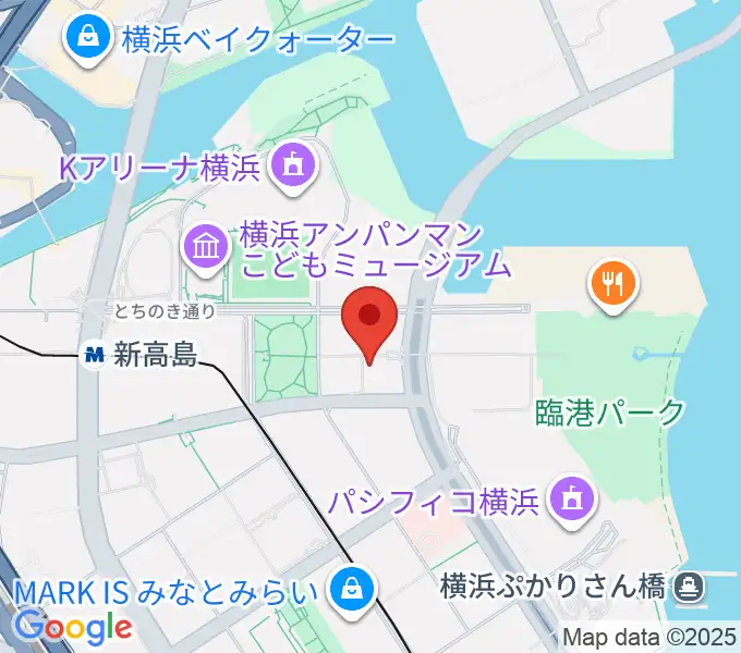 横浜みなとみらいブロンテの地図
