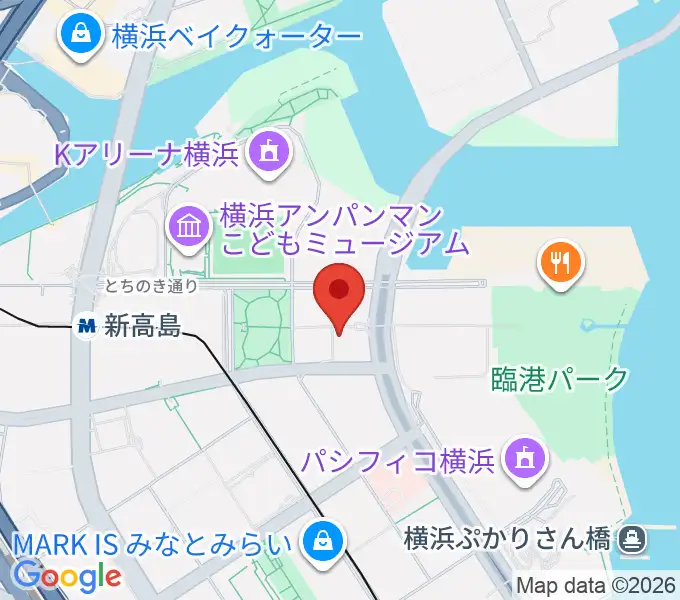 横浜みなとみらいブロンテの地図