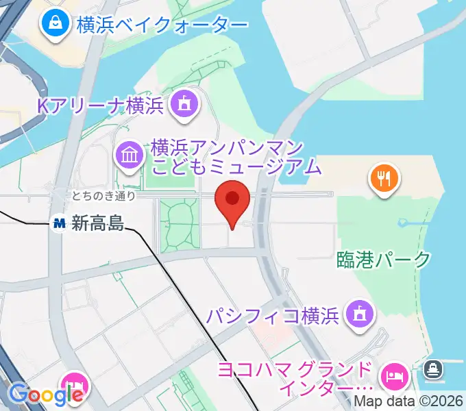 横浜みなとみらいブロンテの地図