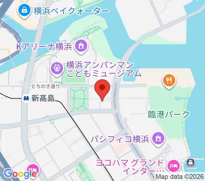 横浜みなとみらいブロンテの地図