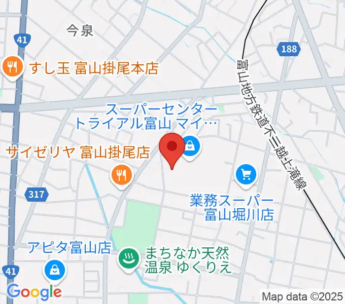 サミーミュージックスクールの地図