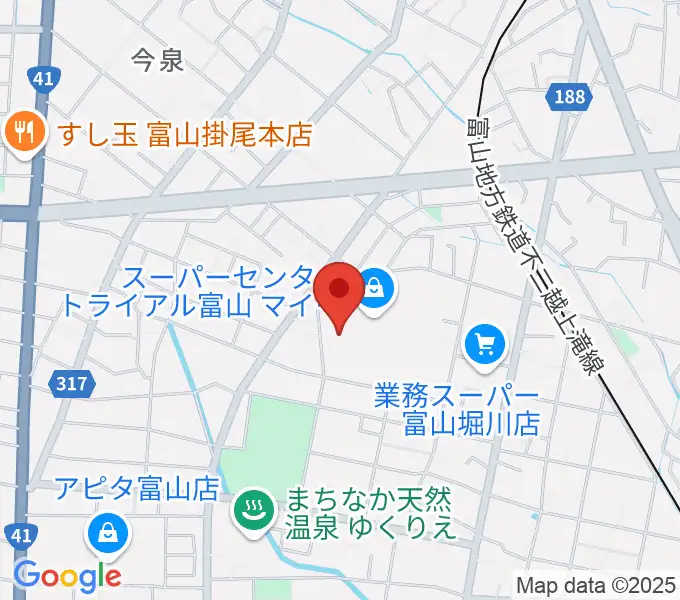 サミーミュージックスクールの地図