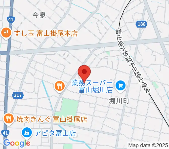 サミーミュージックスクールの地図