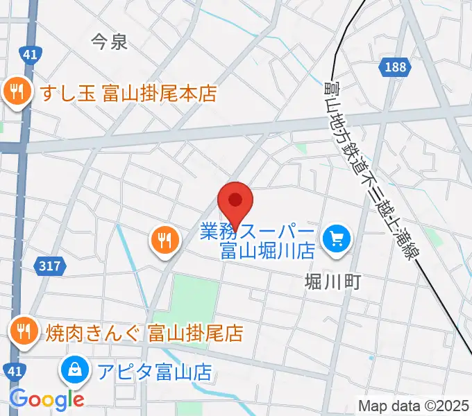 サミーミュージックスクールの地図
