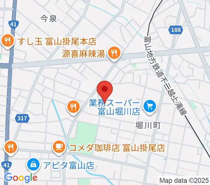 サミーミュージックスクールの地図