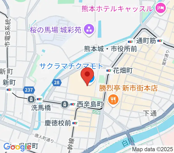 TOHOシネマズ 熊本サクラマチの地図
