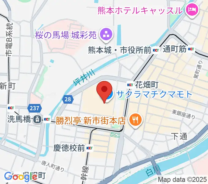TOHOシネマズ 熊本サクラマチの地図
