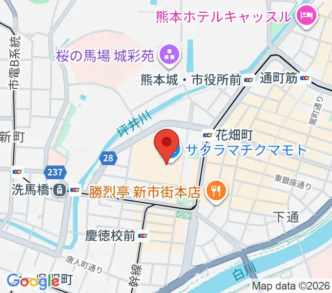 TOHOシネマズ 熊本サクラマチの地図