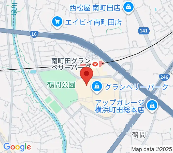 109シネマズグランベリーパークの地図