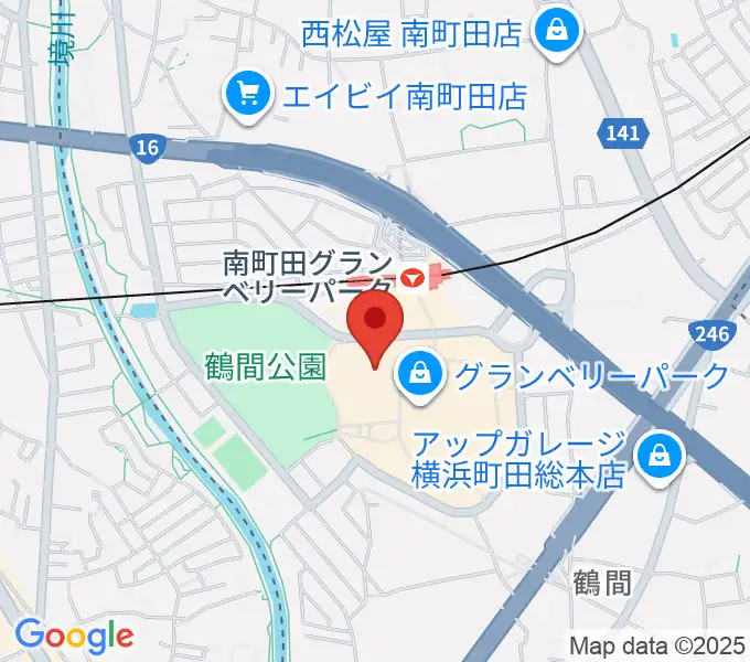 109シネマズグランベリーパークの地図