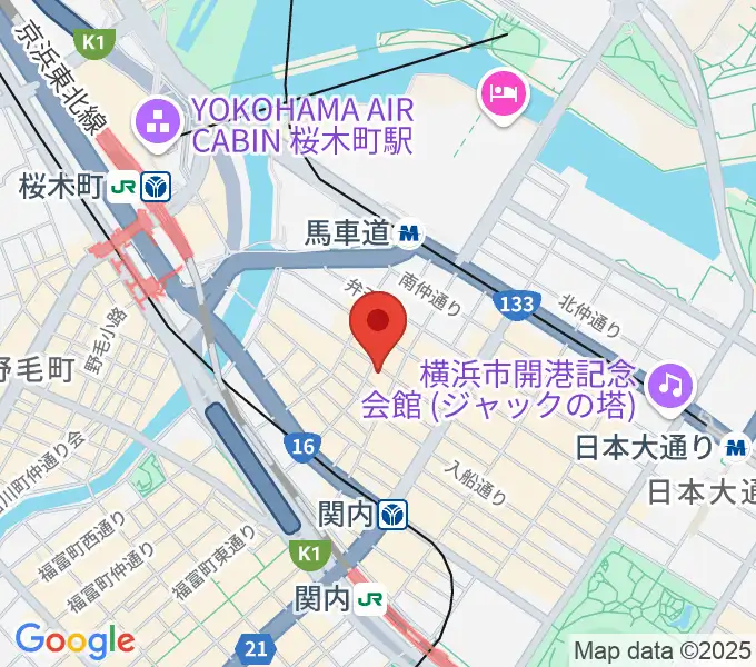 DOLPHY 2nd 馬車道の地図