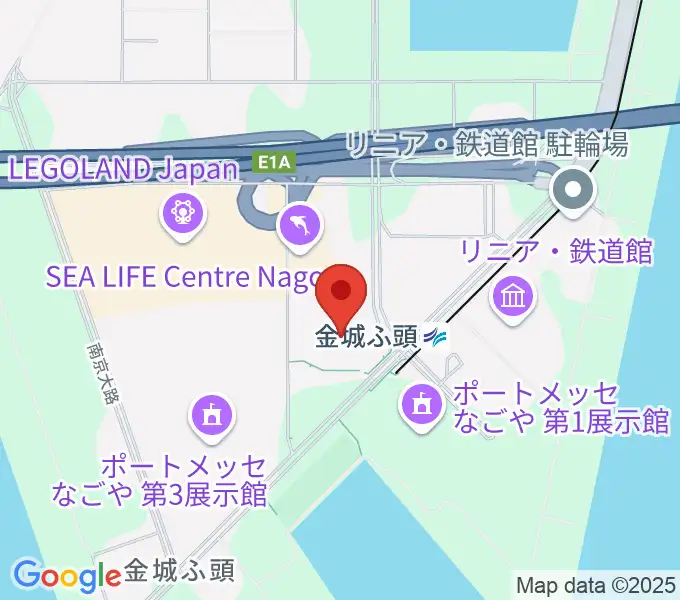 名古屋金城ふ頭アリーナの地図