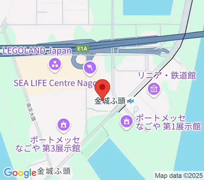 名古屋金城ふ頭アリーナの地図