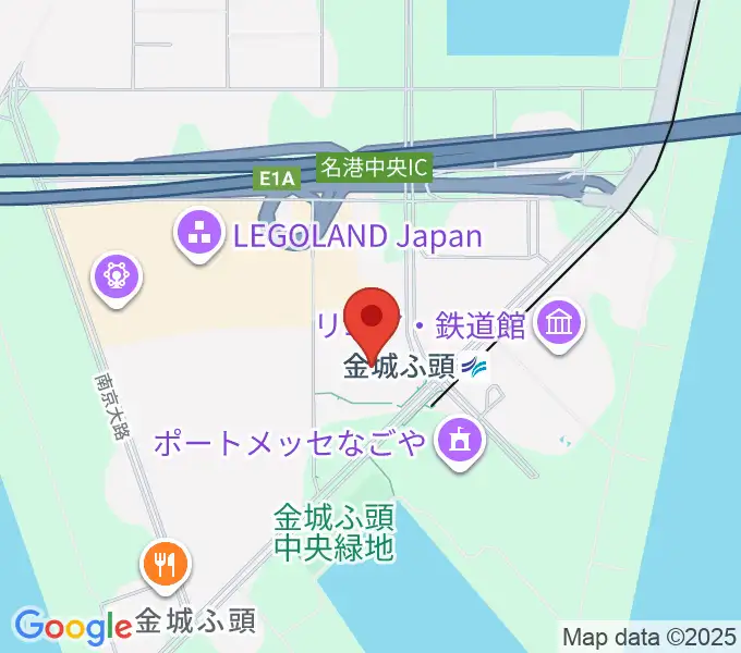 名古屋金城ふ頭アリーナの地図