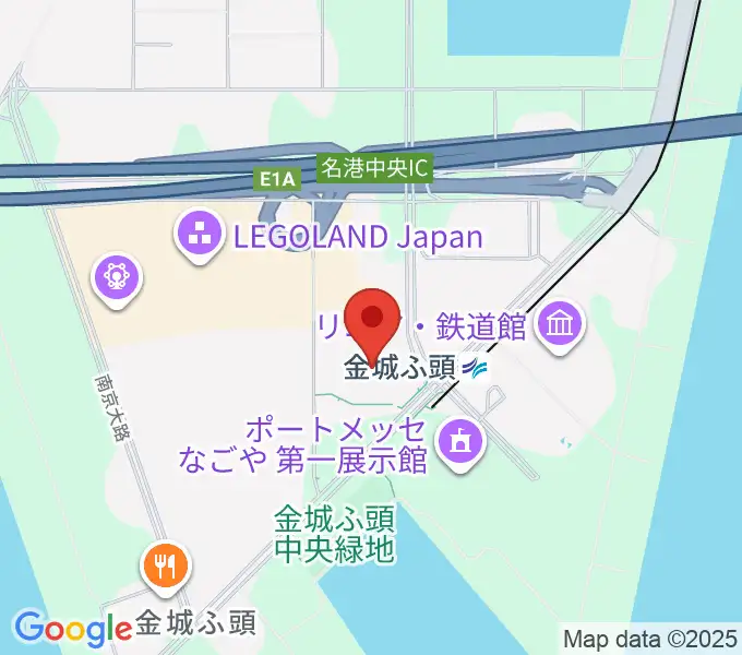 名古屋金城ふ頭アリーナの地図