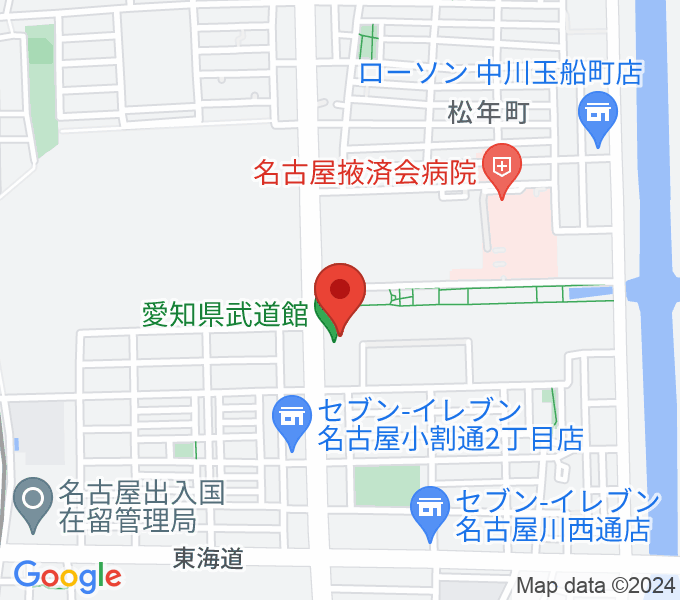 愛知県武道館の場所