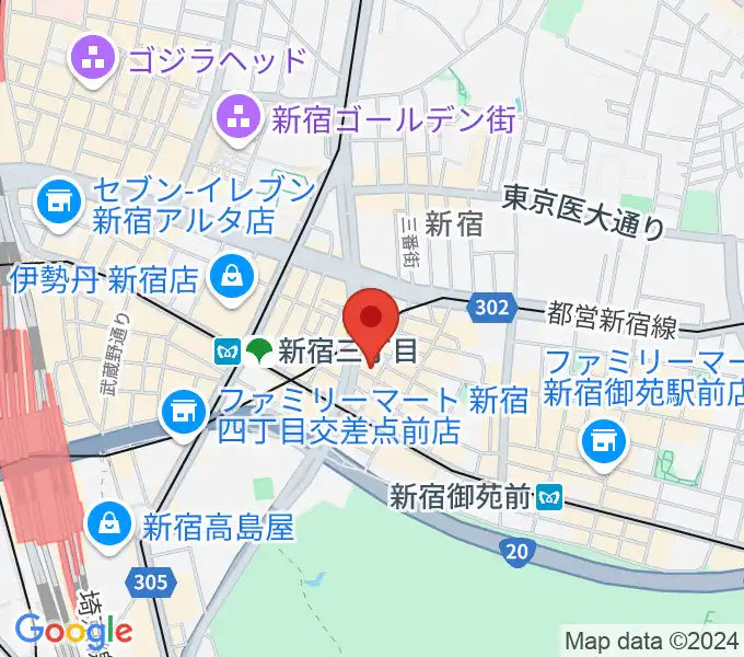 スタジオピットインの地図