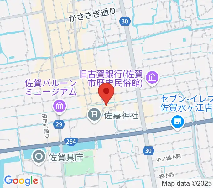 佐賀シアター・シエマの地図