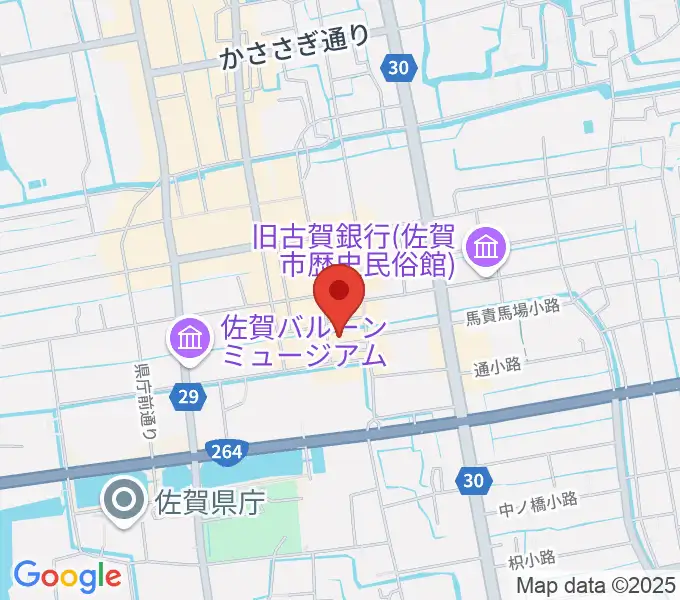 佐賀シアター・シエマの地図