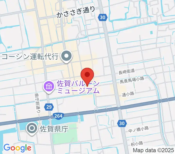 佐賀シアター・シエマの地図