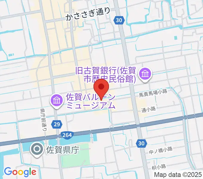 佐賀シアター・シエマの地図