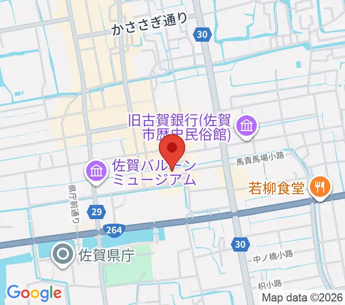 佐賀シアター・シエマの地図