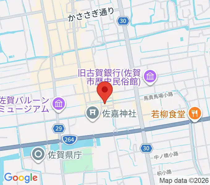 佐賀シアター・シエマの地図