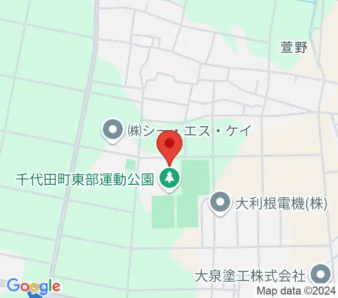 KAKINUMAアリーナ 千代田町総合体育館の地図