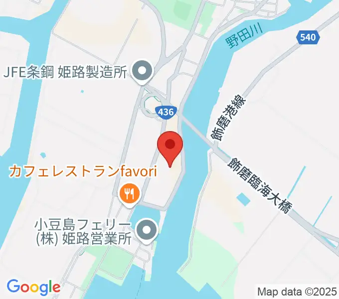 KD姫路みなとドームの地図