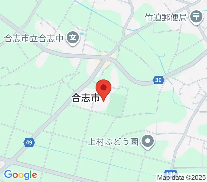 合志市文化会館の地図