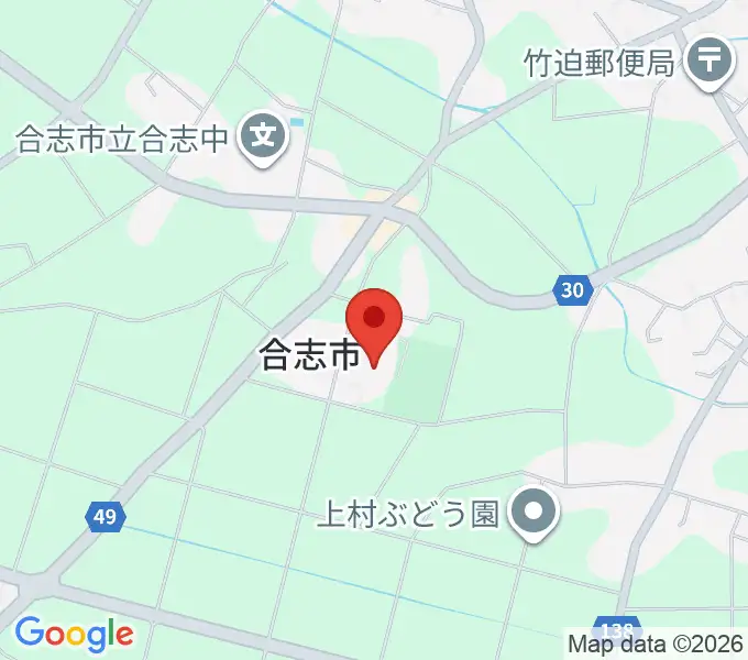 合志市文化会館の地図
