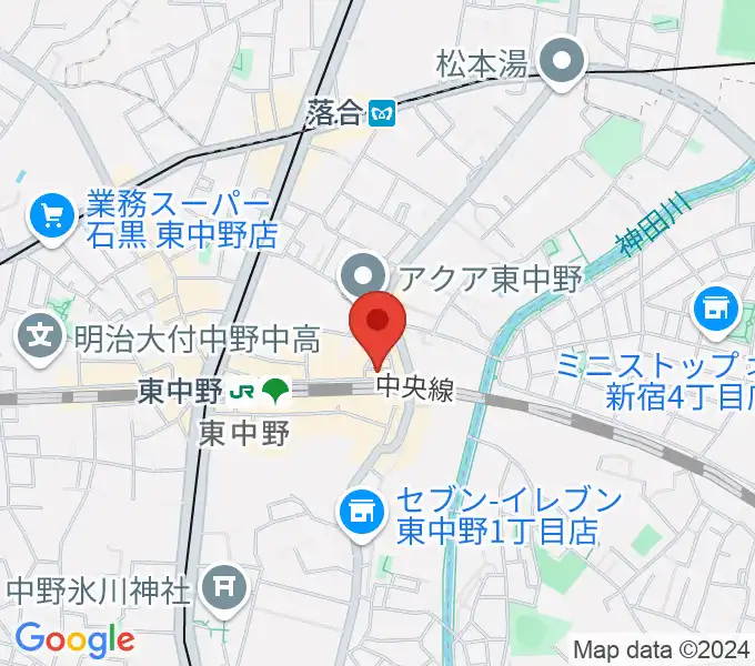 ヴァイオリン工房レゾネイトの地図