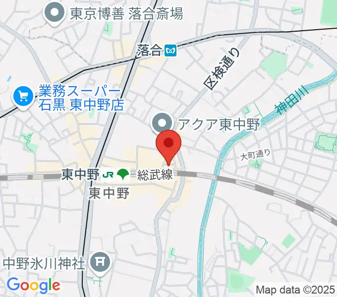 ヴァイオリン工房レゾネイトの地図
