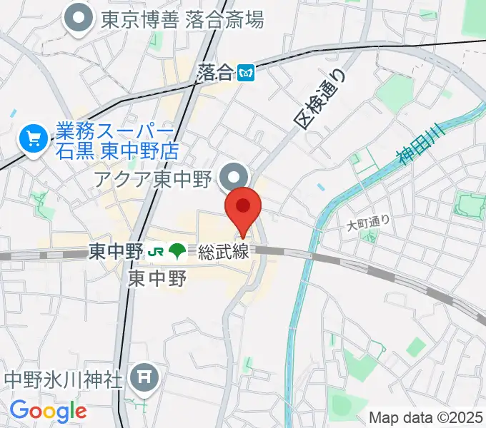 ヴァイオリン工房レゾネイトの地図