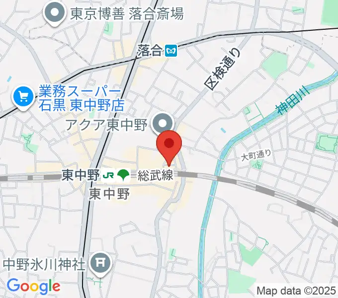 ヴァイオリン工房レゾネイトの地図
