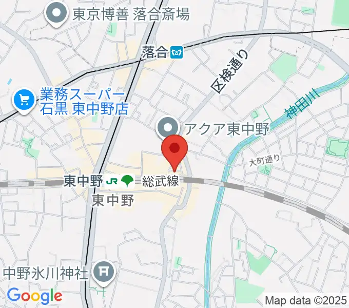 ヴァイオリン工房レゾネイトの地図