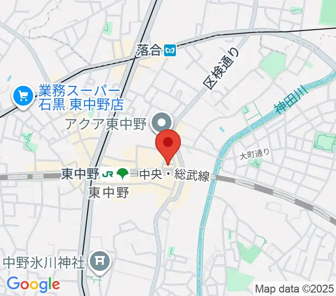 ヴァイオリン工房レゾネイトの地図