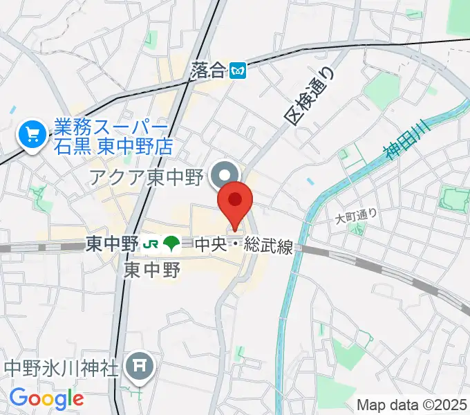 ヴァイオリン工房レゾネイトの地図