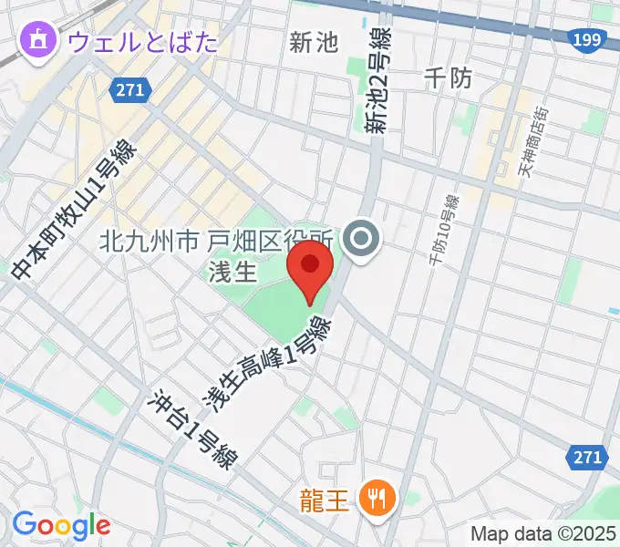 第一警備スポーツセンター戸畑の地図