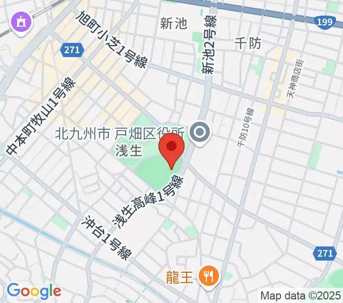 第一警備スポーツセンター戸畑の地図