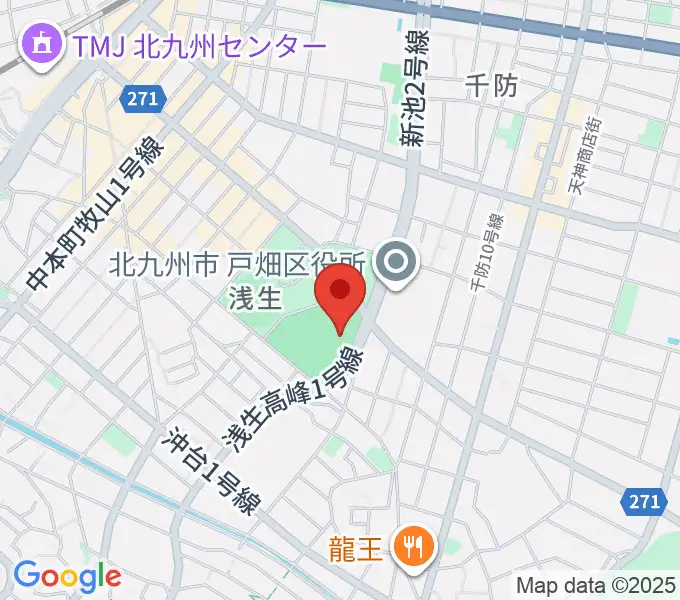 第一警備スポーツセンター戸畑の地図